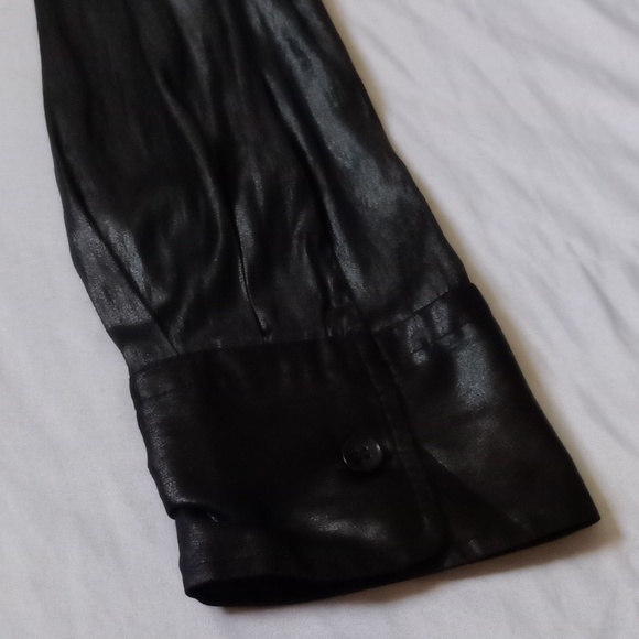 Isabel Marant Sleek Black Blouse with Tie Accents Size 40 - Picture 11 of 12